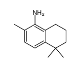 5,6,7,8-tetrahydro-3,8,8-trimethyl-1-naphthalenamine Structure