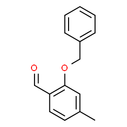 2-(Benzyloxy)-4-methyl benzaldehyde Structure