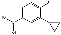 (4-chloro-3-cyclopropylphenyl)boronic acid图片