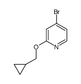 4-bromo-2-(cyclopropylmethoxy)pyridine结构式