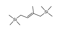 (E)-2-methyl-1,4-bis(trimethylsilyl)but-2-ene结构式