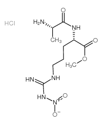 H-Ala-Arg(NO2)-OMe · HCl Structure