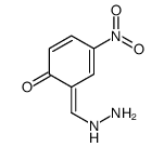 6-(hydrazinylmethylidene)-4-nitrocyclohexa-2,4-dien-1-one Structure