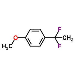 1-(1,1-Difluoroethyl)-4-methoxybenzene Structure