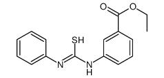 ethyl 3-(phenylcarbamothioylamino)benzoate结构式