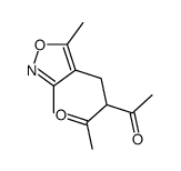 3-[(3,5-Dimethyl-4-isoxazolyl)methyl]-2,4-pentanedione Structure