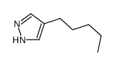 4-pentyl-1H-pyrazole结构式