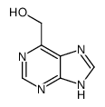 1H-Purine-6-methanol (9CI) structure