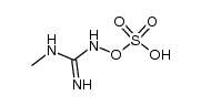 N-Methyl-N'-hydroxy-guanidin-O-sulfonsaeure结构式