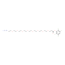 Azido-PEG8-TFP ester结构式