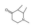 (2S,3S)-1,2,3-trimethylpiperidin-4-one结构式