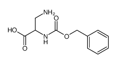 2-(S)-benzyloxycarbonylamino-3-aminopropionic acid Structure