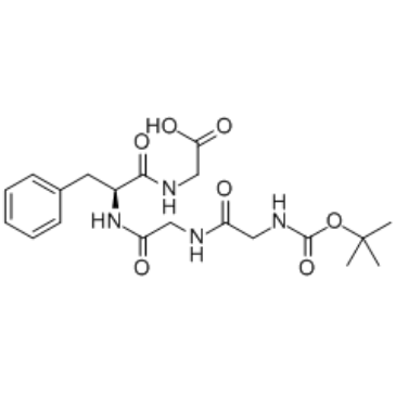 Boc-Gly-Gly-Phe-Gly-OH结构式