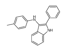 N-(4-methylphenyl)-2-phenyl-1H-indol-3-amine结构式