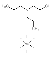 hexafluoroarsenic(1-),tripropylazanium结构式