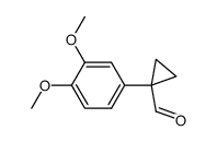 1-(3,4-dimethoxyphenyl)cyclopropanecarbaldehyde结构式