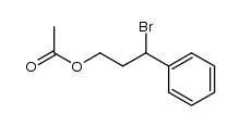 1-Brom-3-acetoxy-1-phenyl-propan结构式