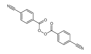 (4-cyanobenzoyl) 4-cyanobenzenecarboperoxoate Structure