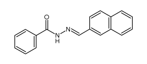 2-Formyl-naphthalin-benzoylhydrazon结构式