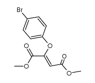 dimethyl 4-bromo-phenoxymaleate Structure