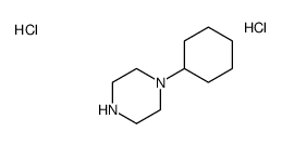 1-cyclohexylpiperazine hydrochloride Structure