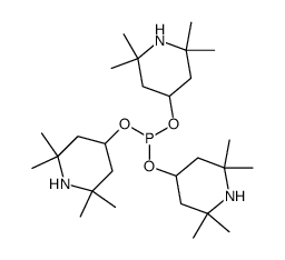 phosphorous acid tris(2,2,6,6-tetramethyl piperidin-4-yl ester) Structure