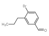 4-bromo-3-propylbenzaldehyde structure
