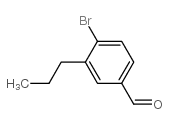 4-bromo-3-propylbenzaldehyde Structure