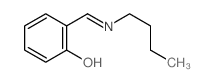 Phenol,2-[(butylimino)methyl]-结构式