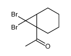1-(7,7-dibromo-6-bicyclo[4.1.0]heptanyl)ethanone结构式
