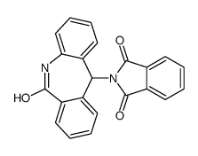 2-(6-oxo-5,11-dihydrobenzo[c][1]benzazepin-11-yl)isoindole-1,3-dione结构式