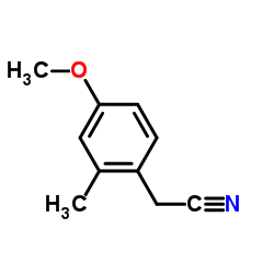 (4-Methoxy-2-methylphenyl)acetonitrile structure