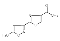 1-[2-(5-METHYL-3-ISOXAZOLYL)-1,3-THIAZOL-4-YL]-1-ETHANONE Structure