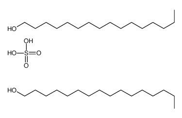 hexadecan-1-ol,sulfuric acid结构式