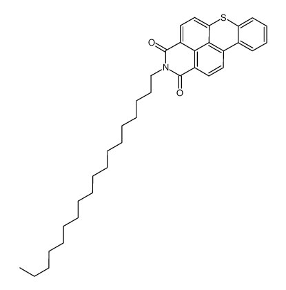 2-octadecyl-1H-thioxantheno[2,1,9-def]isoquinoline-1,3(2H)-dione structure