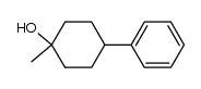 1-methyl-4-phenylcyclohexan-1-ol结构式