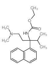 Carbamic acid,[3-(dimethylamino)-1-isopropyl-1-(1-naphthyl)propyl]-, ethyl ester (8CI)结构式