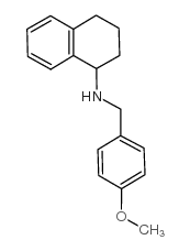 N-[(4-methoxyphenyl)methyl]-1,2,3,4-tetrahydronaphthalen-1-amine Structure