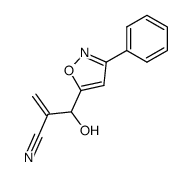 2-[Hydroxy-(3-phenyl-isoxazol-5-yl)-methyl]-acrylonitrile结构式