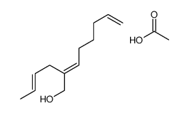 acetic acid,2-but-2-enylocta-2,7-dien-1-ol Structure