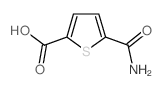 5-carbamoylthiophene-2-carboxylic acid structure