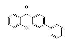 (2-chlorophenyl)-(4-phenylphenyl)methanone Structure