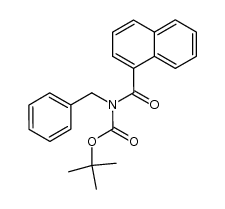 N-Boc-N-benzyl-1-naphthylamide结构式