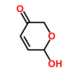6-羟基-2H-吡喃-3(6H)-酮结构式