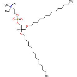 1,2-DI-O-TETRADECYL-SN-GLYCERO-3-PHOSPHATIDYLCHOLINE Structure