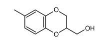 (6-Methyl-2,3-dihydro-1,4-benzodioxin-2-yl)methanol结构式
