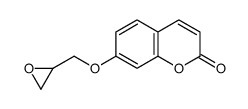 7-glycidoxycoumarin结构式