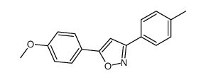 5-(4-methoxyphenyl)-3-(4-methylphenyl)-1,2-oxazole Structure