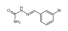 3-bromobenzaldehyde semicarbazone结构式