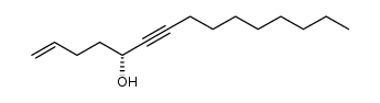 (5S)-1-pentadecen-6-yn-5-ol结构式